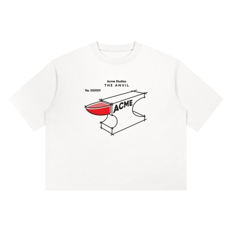 THE ANVIL - BOXY TEE - WHITE
