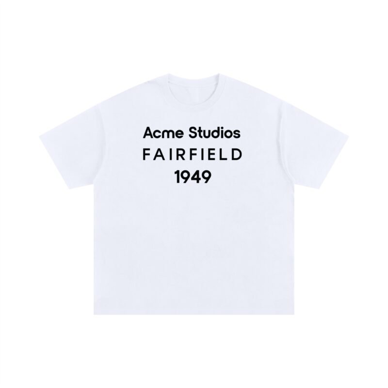 ACME STUDIOS LOGO - OVERSIZED TEE - WHITE